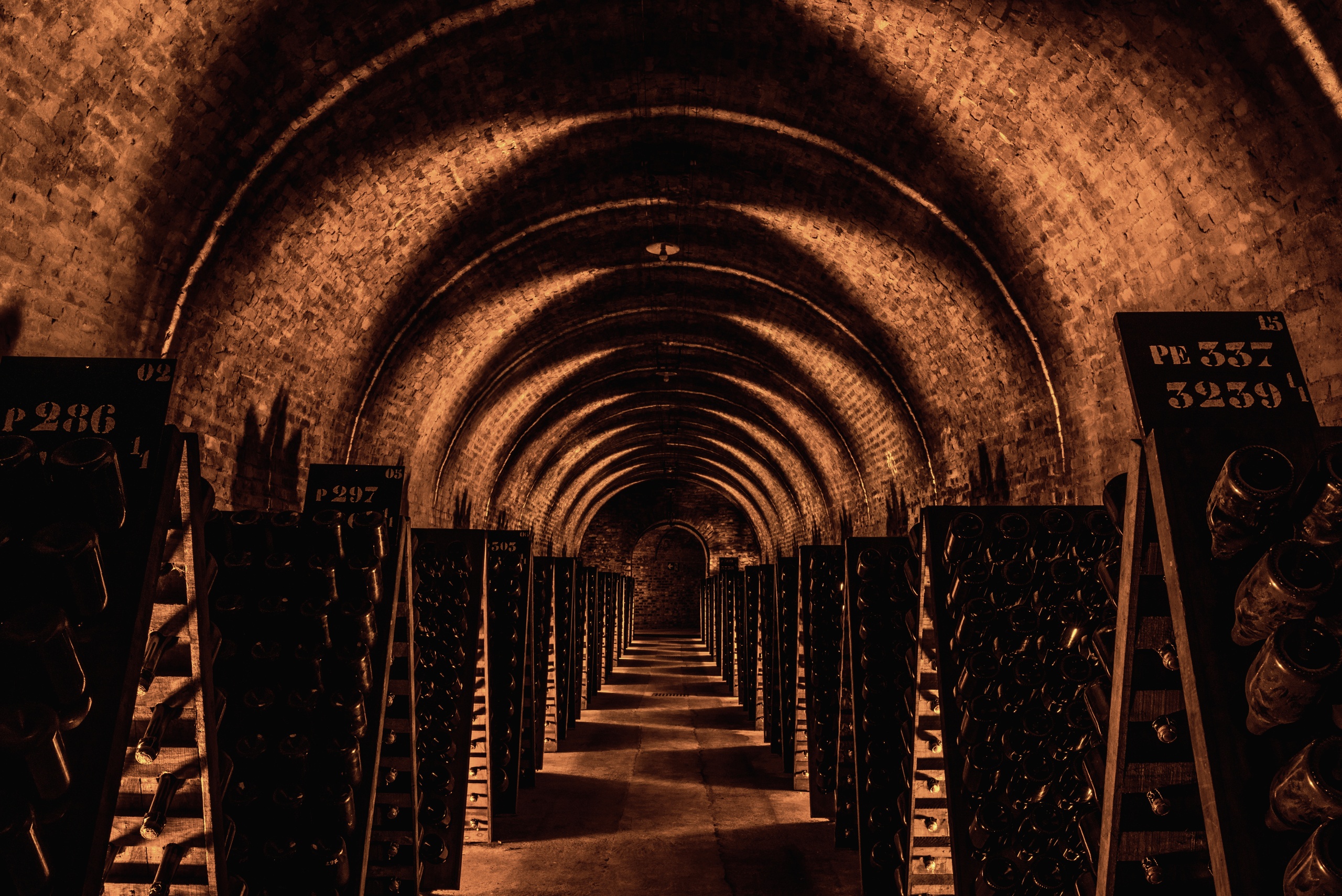 Illumination of the cellars - Champagne Ayala